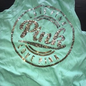 | R e s e r v e d | DO NOT BUY Teal PINK tank ⚡️